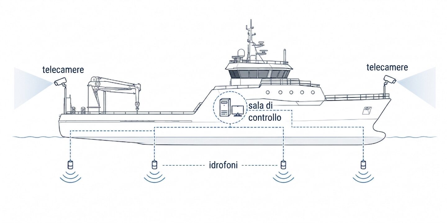 Immagine_barca Monitoraggio cetacei per navi da lavoro